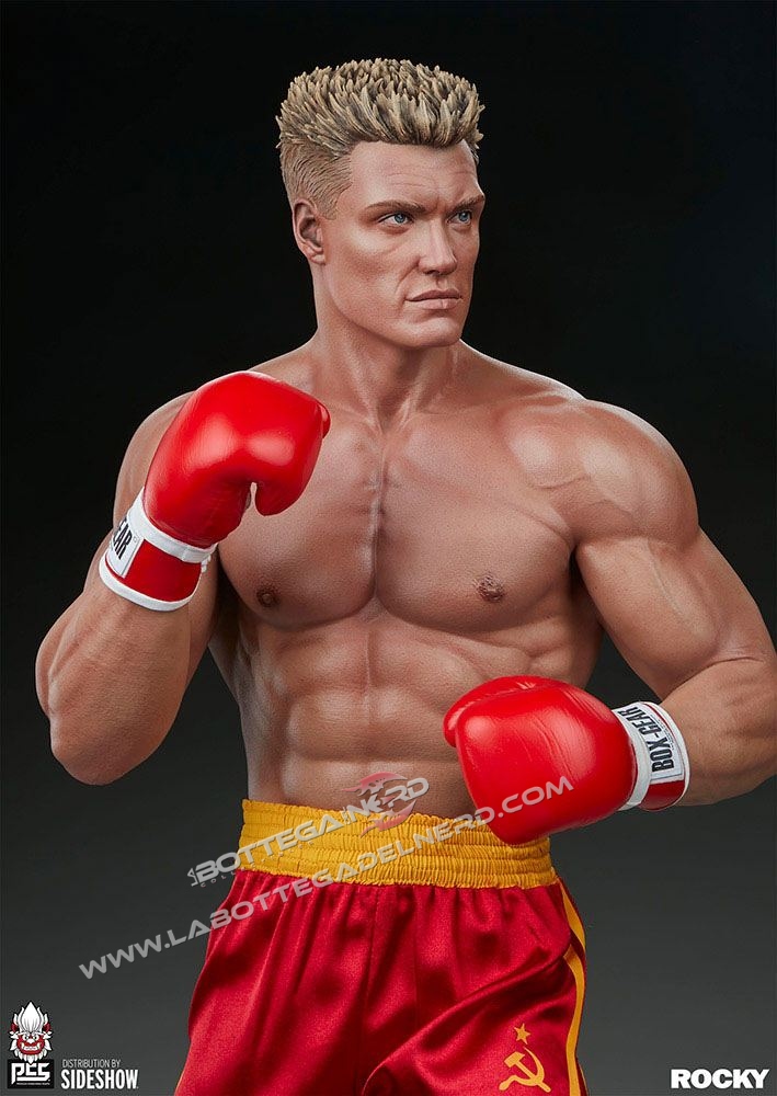 Rocky IV - Statue 1/3 Ivan Drago: Siberian Bull (RED) 71cm - immagine 5