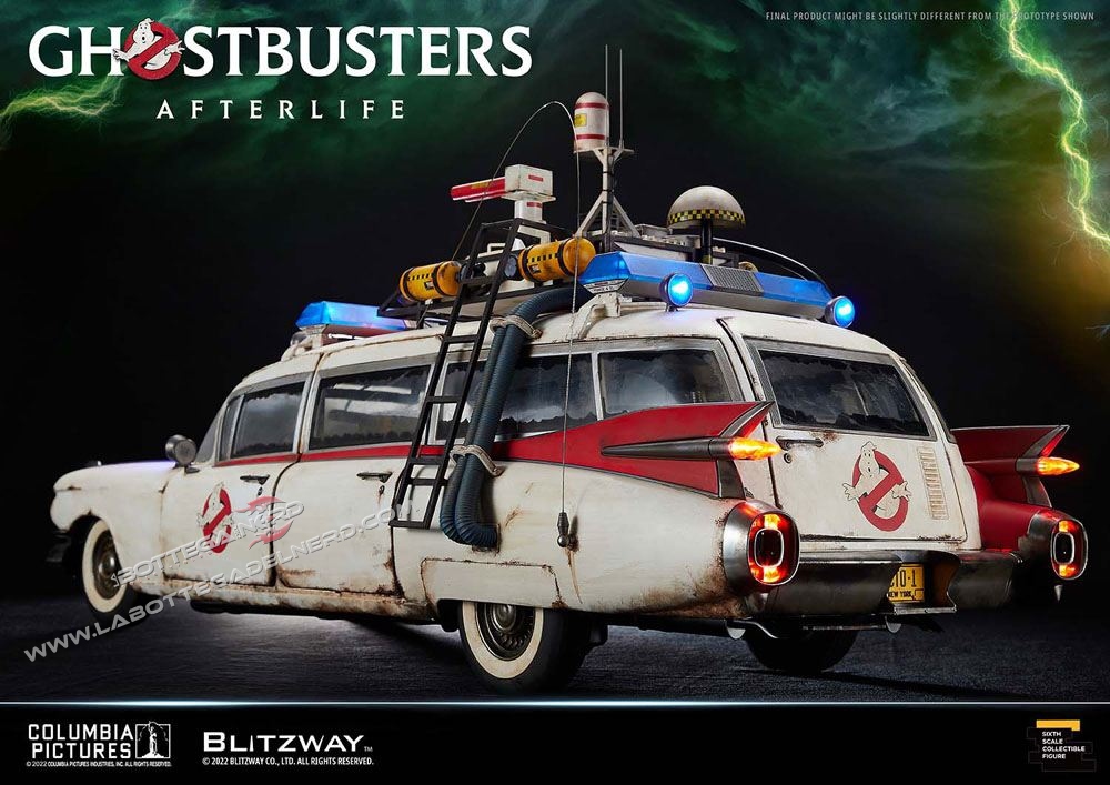 Ghostbusters: Afterlife - Vehicle 1/6 ECTO-1 1959 Cadillac 116cm - immagine 6