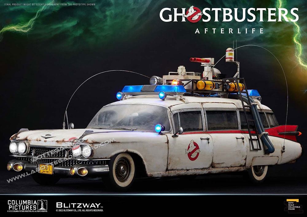 Ghostbusters: Afterlife - Vehicle 1/6 ECTO-1 1959 Cadillac 116cm - immagine 4
