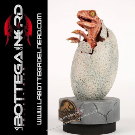 Jurassic Park - Statua 1/1 EGG Raptor 28cm