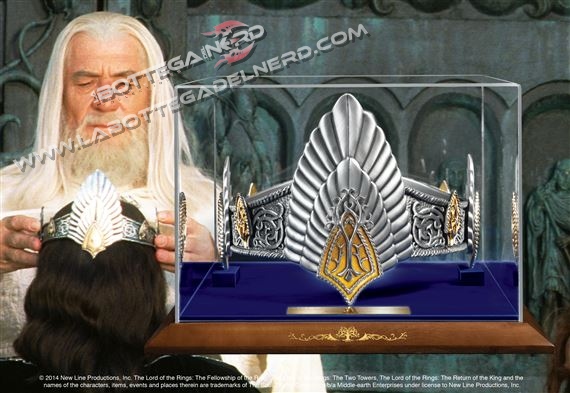 Il Signore degli Anelli - Replica Corona Aragorn The King Elessar Crown - immagine 2