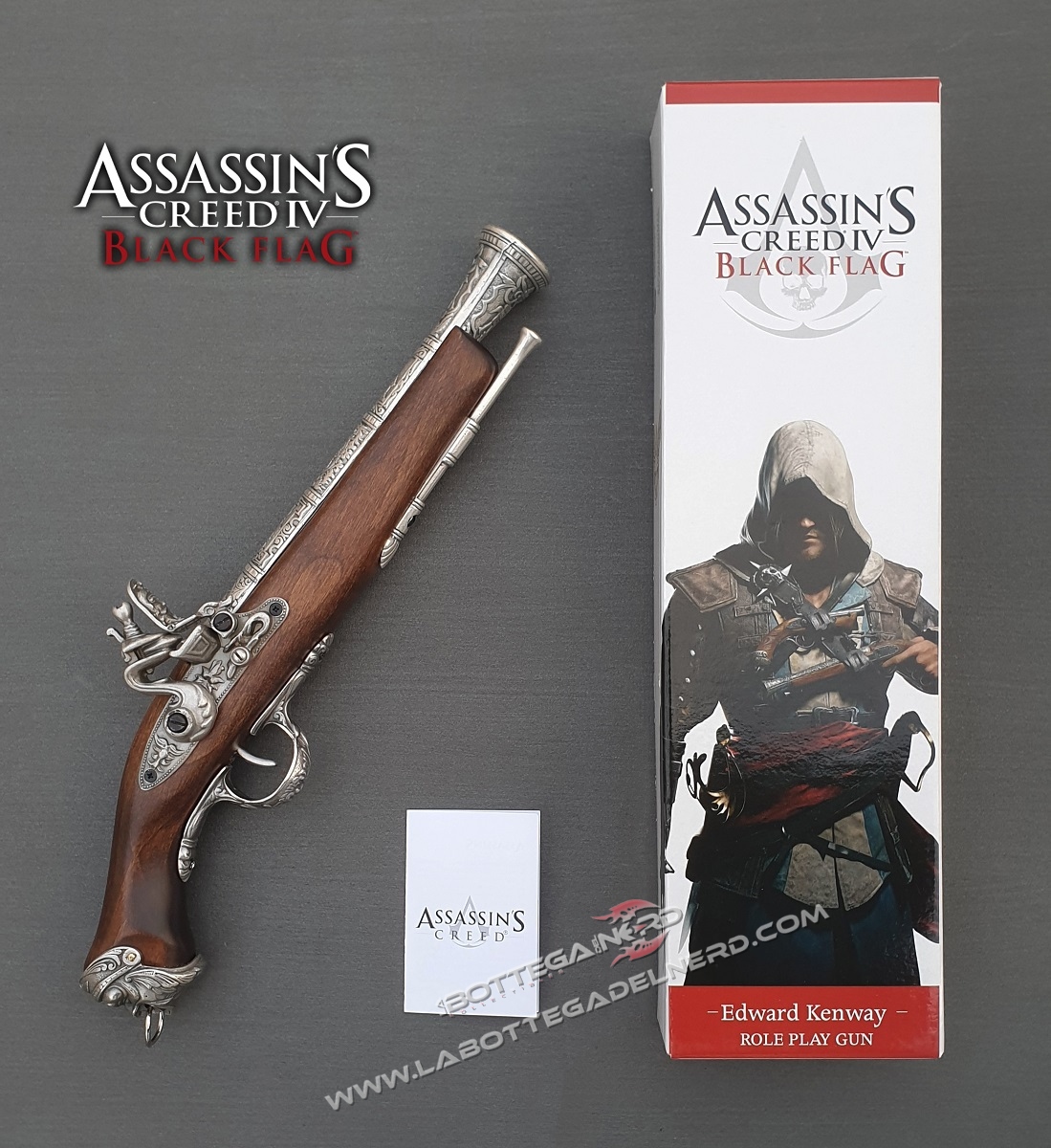 Assassin's Creed Black Flag - Prop Replica Edward Kenway Gun 36cm - immagine 2