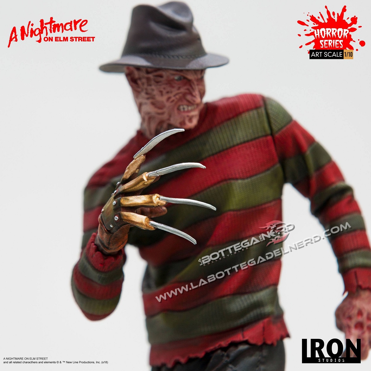 Nightmare on Elm Street - Statua 1/10 Freddy Krueger 19cm - immagine 2