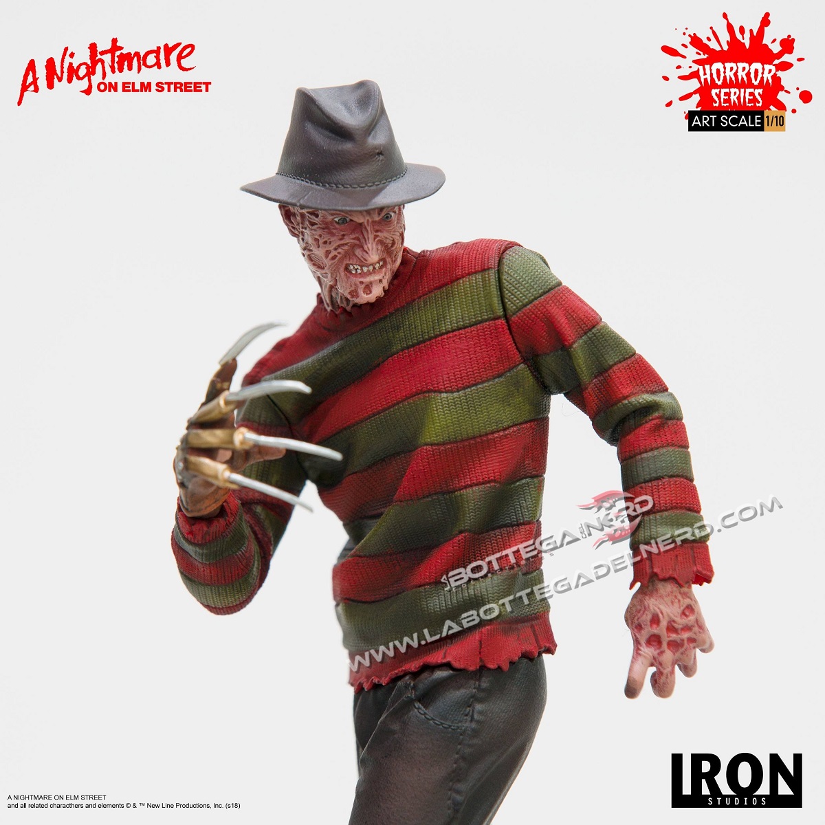 Nightmare on Elm Street - Statua 1/10 Freddy Krueger 19cm - immagine 3