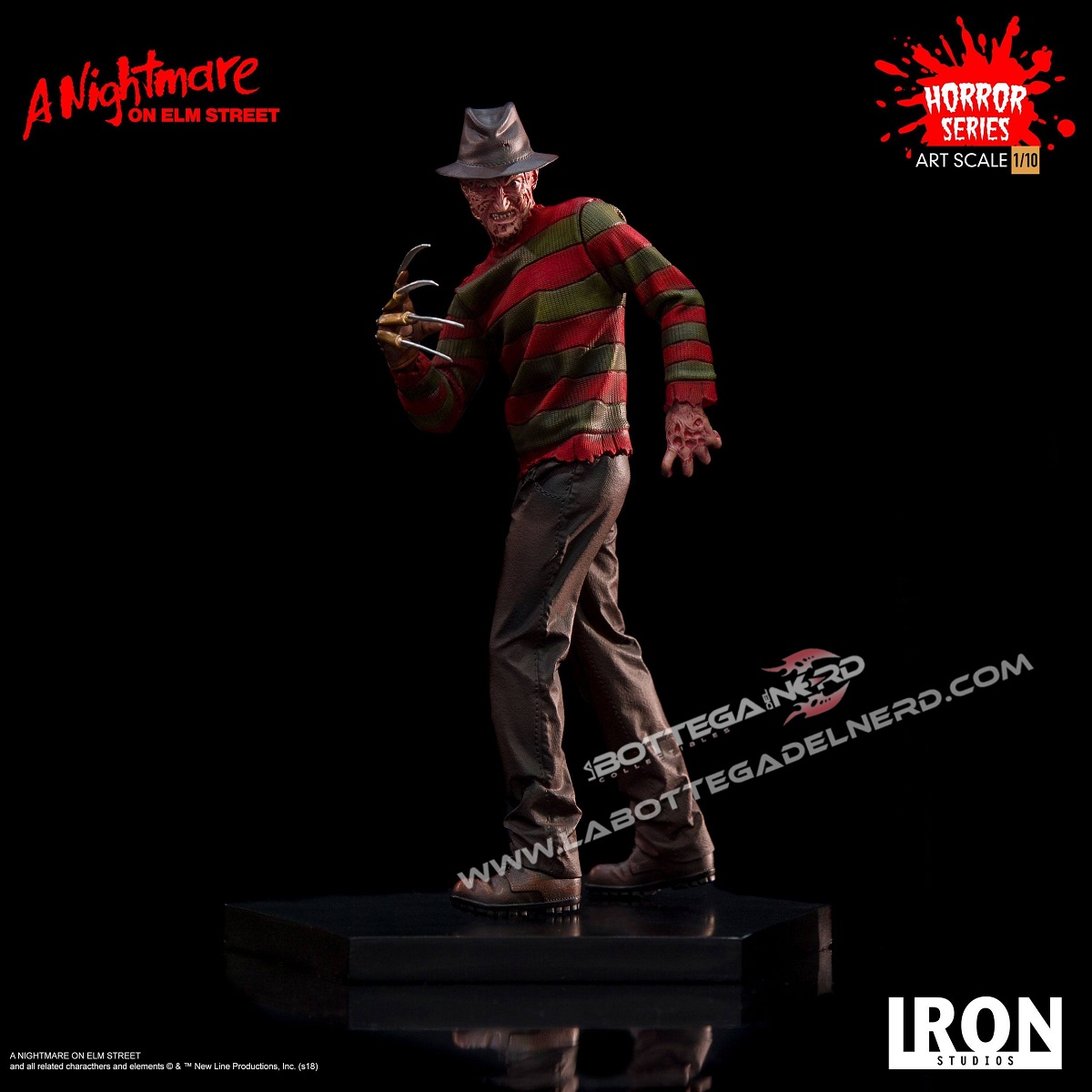Nightmare on Elm Street - Statua 1/10 Freddy Krueger 19cm - immagine 7
