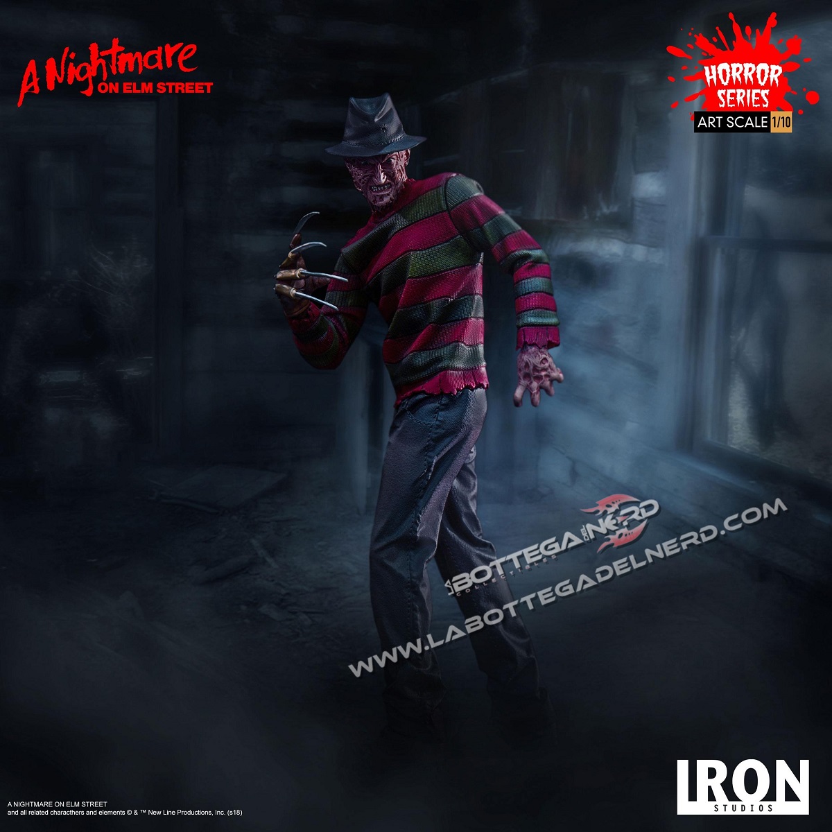 Nightmare on Elm Street - Statua 1/10 Freddy Krueger 19cm - immagine 6