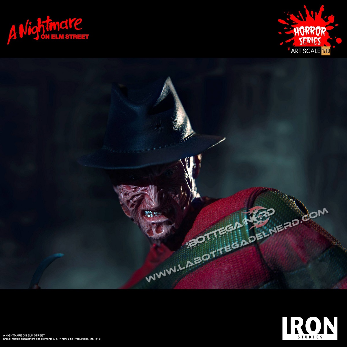 Nightmare on Elm Street - Statua 1/10 Freddy Krueger 19cm - immagine 5