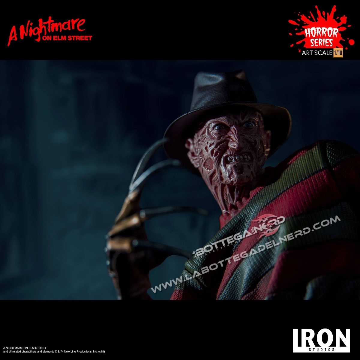 Nightmare on Elm Street - Statua 1/10 Freddy Krueger 19cm - immagine 4