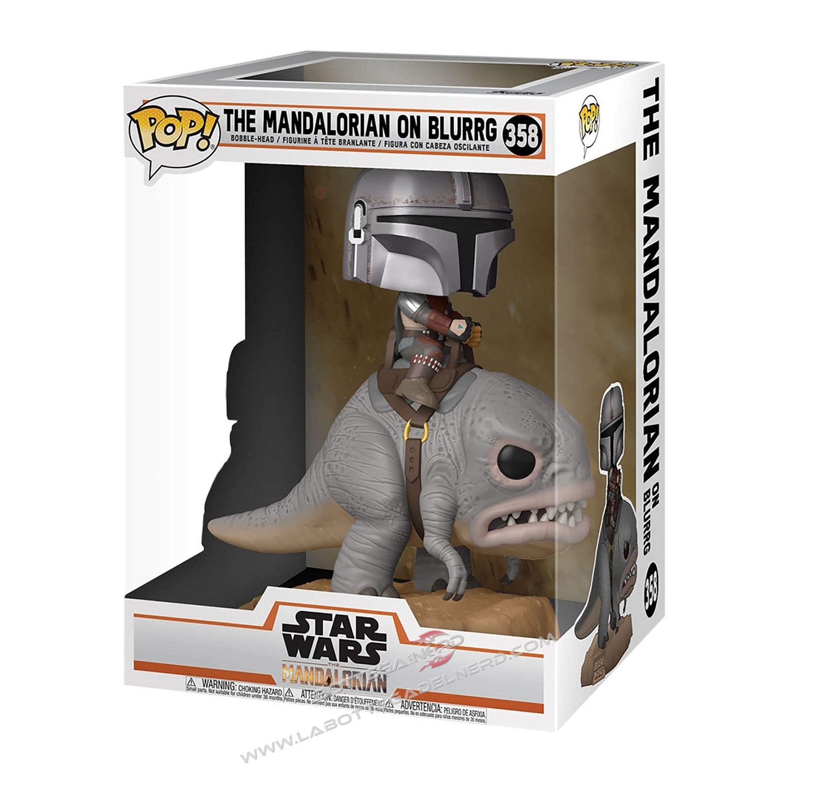 The Mandalorian - POP! Deluxe The Mandalorian on Blurg 19cm - immagine 2
