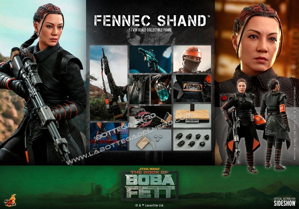 Star Wars: The Book of Boba Fett - Action Figure 1/6 Fennec Shand 28cm - immagine 10