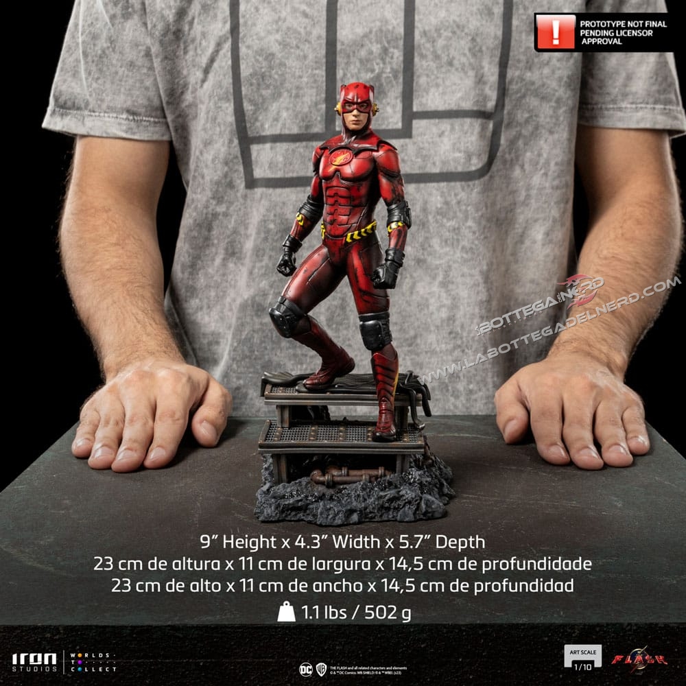 The Flash Movie - Statue 1/10 The Flash (alternative Version) 23cm - immagine 4