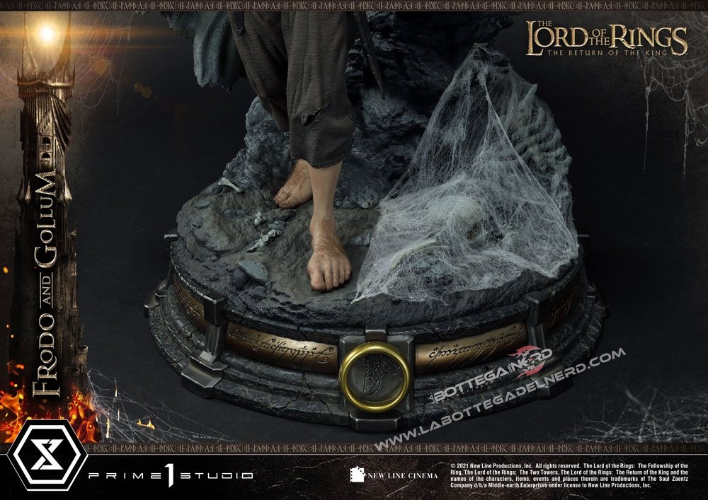 Lord of the Rings - Statua 1/4 Frodo & Gollum 46cm - immagine 9