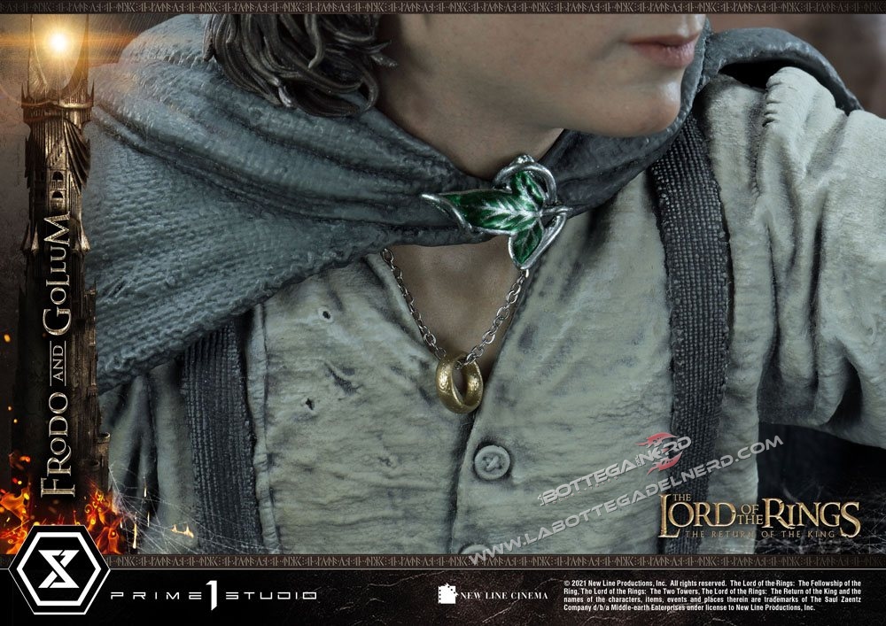 Lord of the Rings - Statua 1/4 Frodo & Gollum 46cm - immagine 8