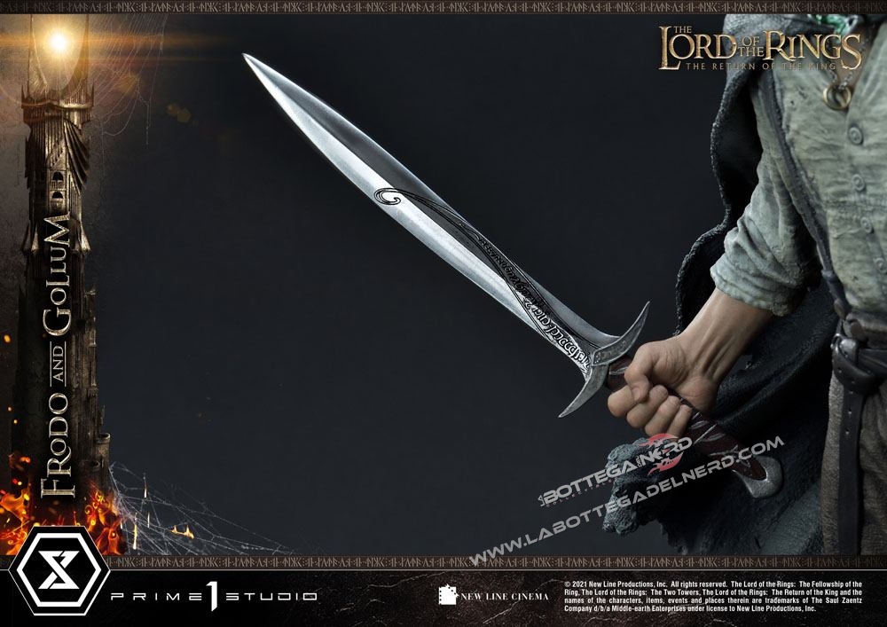 Lord of the Rings - Statua 1/4 Frodo & Gollum 46cm - immagine 10