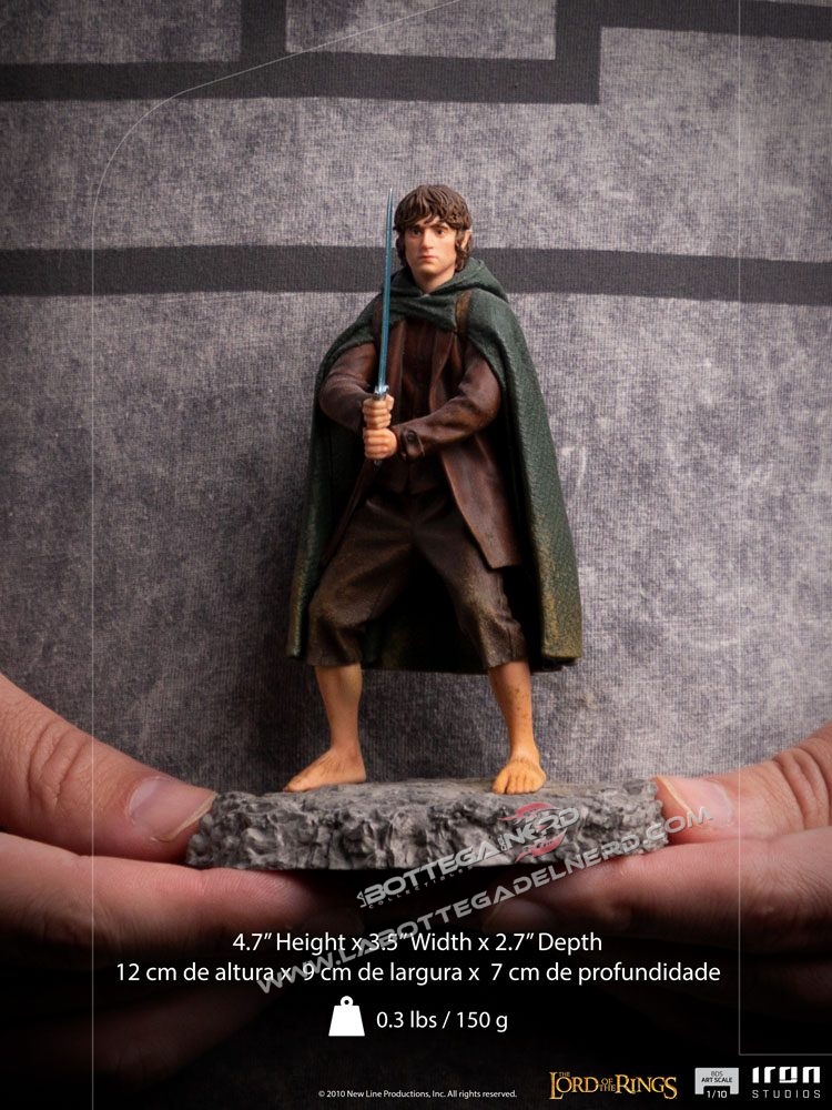 Lord Of The Rings - BDS Art Scale Statue 1/10 Frodo 12cm - immagine 6