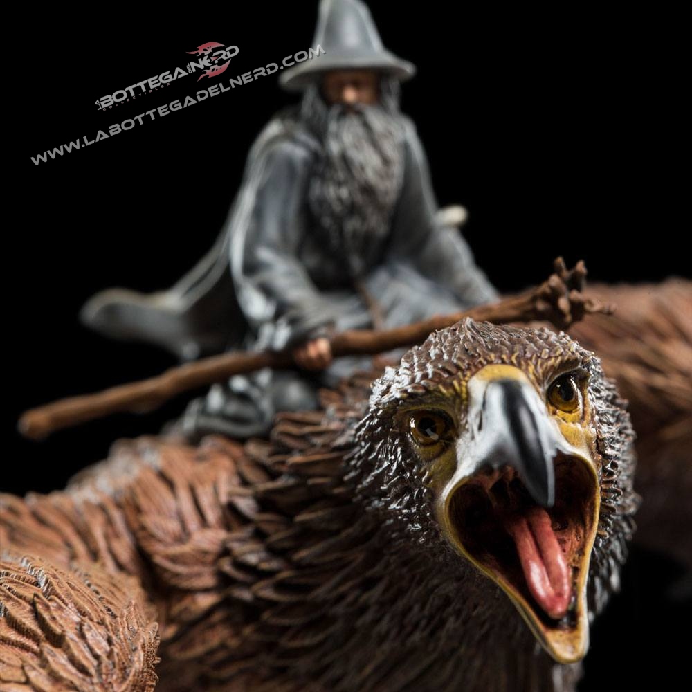 Lord of the Rings - Statua Gandalf on Gwaihir - immagine 5