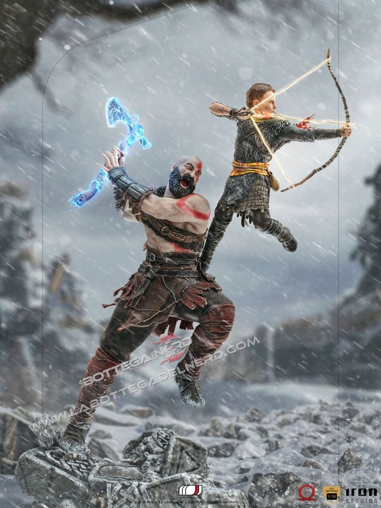 God of War - BDS Art Scale Statue 1/10 Kratos & Atreus 34cm - immagine 3