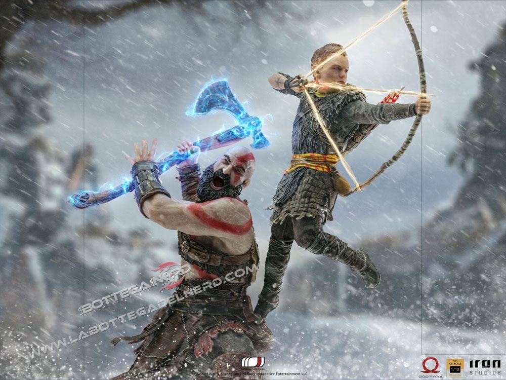God of War - BDS Art Scale Statue 1/10 Kratos & Atreus 34cm - immagine 2