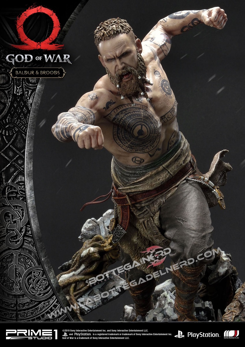 God of War - Statua Baldur & Broods Exclusive 62cm - immagine 2