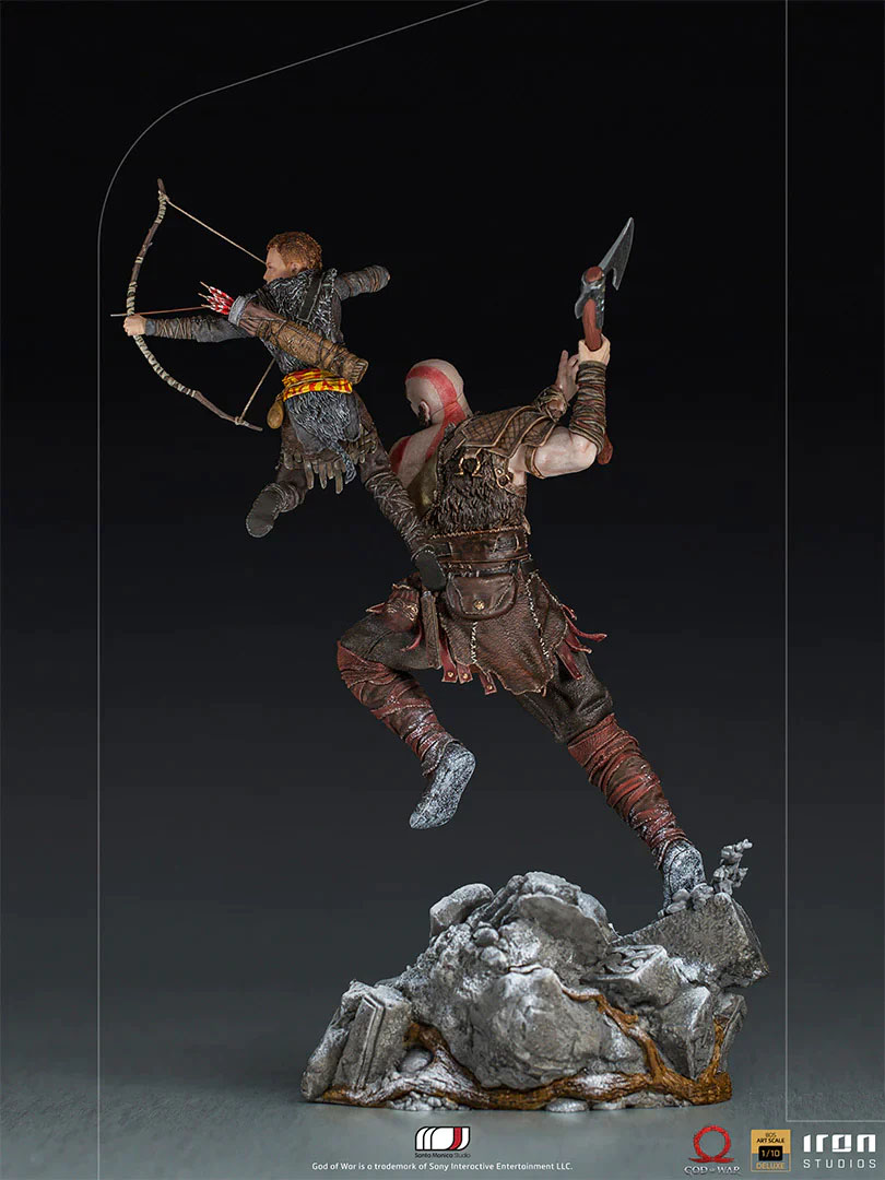 God of War - BDS Art Scale Statue 1/10 Kratos & Atreus 34cm - immagine 5