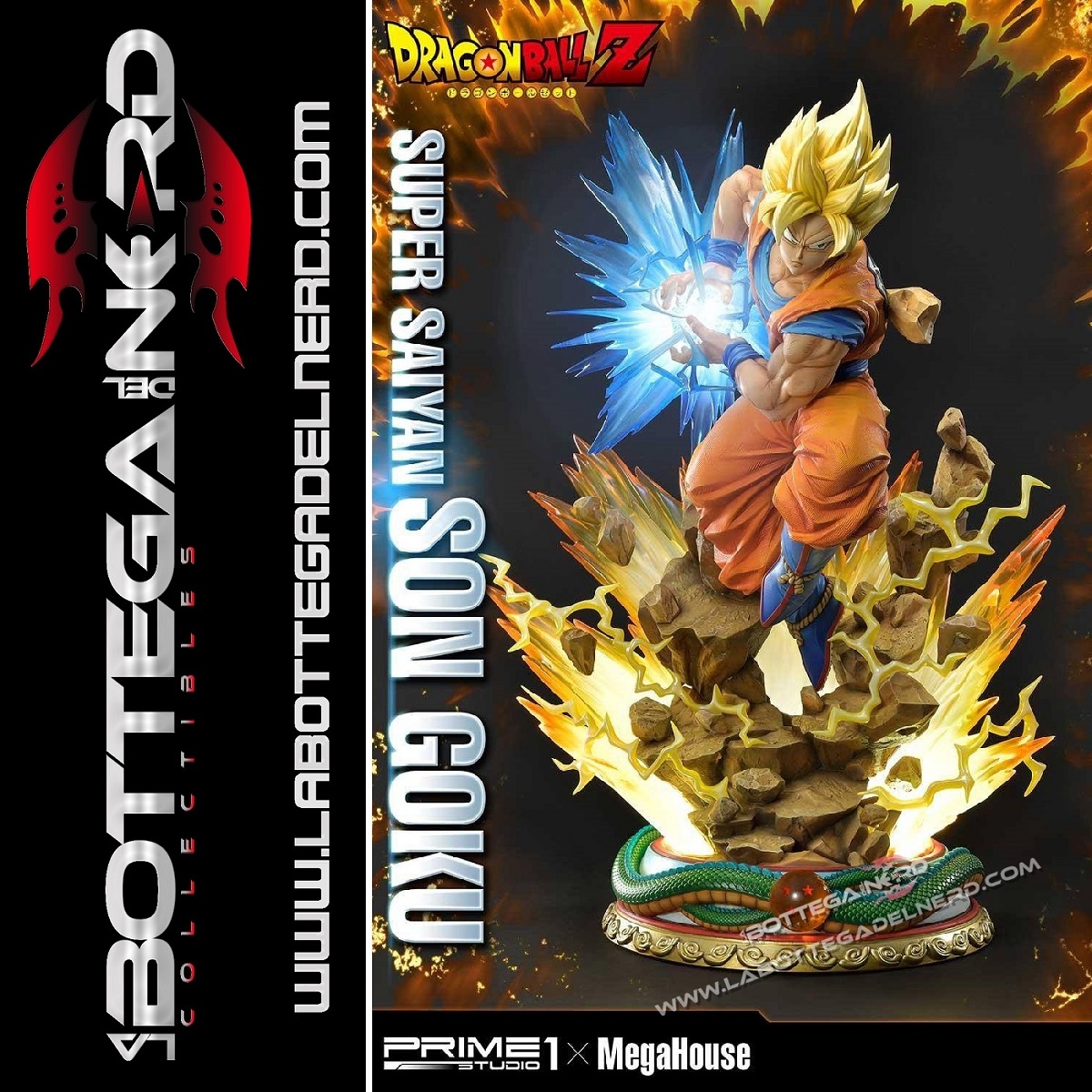 Dragon Ball Z - Statua 1/4 Super Saiyan Son Goku 64cm