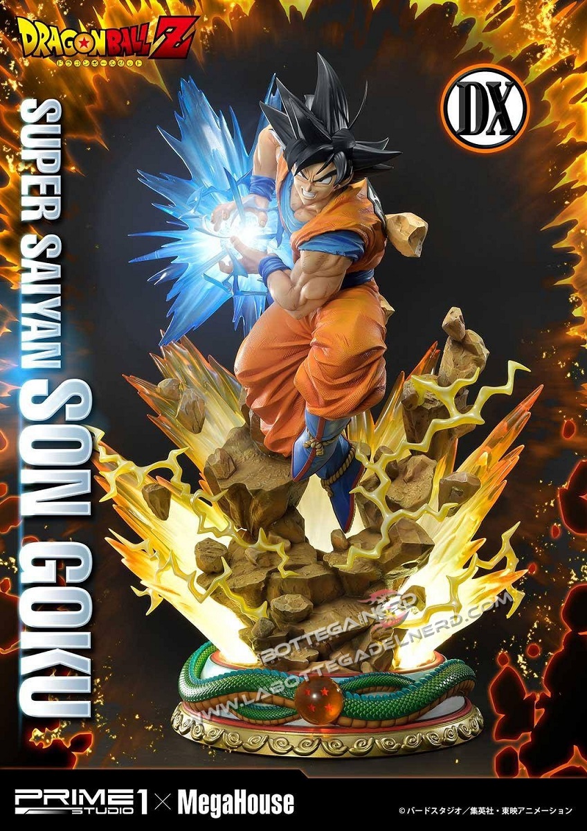 Dragon Ball Z - Statua 1/4 Super Saiyan Son Goku Deluxe 64cm - immagine 4