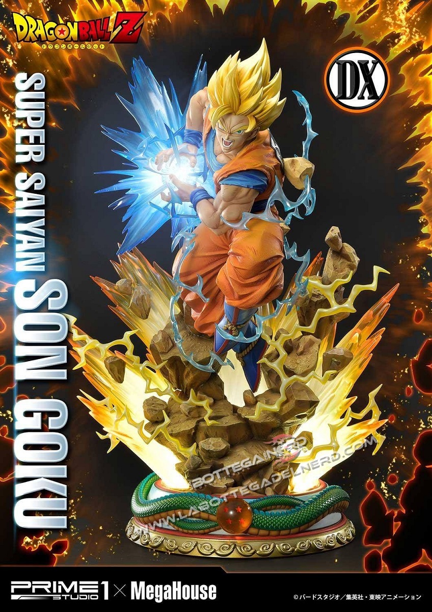 Dragon Ball Z - Statua 1/4 Super Saiyan Son Goku Deluxe 64cm - immagine 6