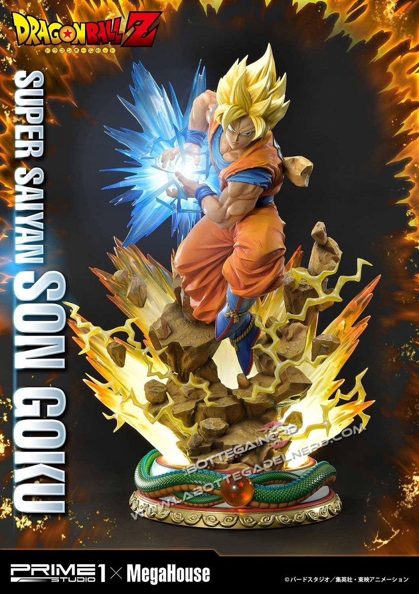 Dragon Ball Z - Statua 1/4 Super Saiyan Son Goku Deluxe 64cm - immagine 5