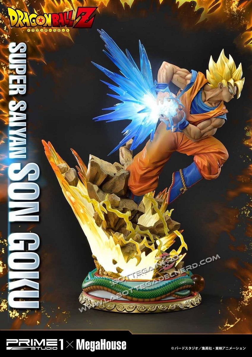 Dragon Ball Z - Statua 1/4 Super Saiyan Son Goku Deluxe 64cm - immagine 7
