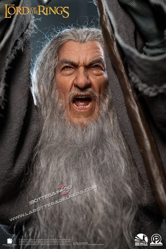 Lord Of The Rings - Statue 1/2 Gandalf The Grey Ultimate Edition 156cm - immagine 5