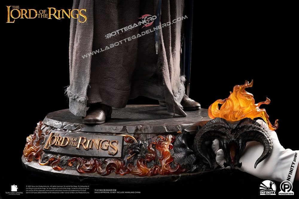 Lord Of The Rings - Statue 1/2 Gandalf The Grey Ultimate Edition 156cm - immagine 11