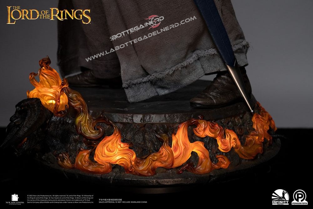Lord Of The Rings - Statue 1/2 Gandalf The Grey Ultimate Edition 156cm - immagine 10