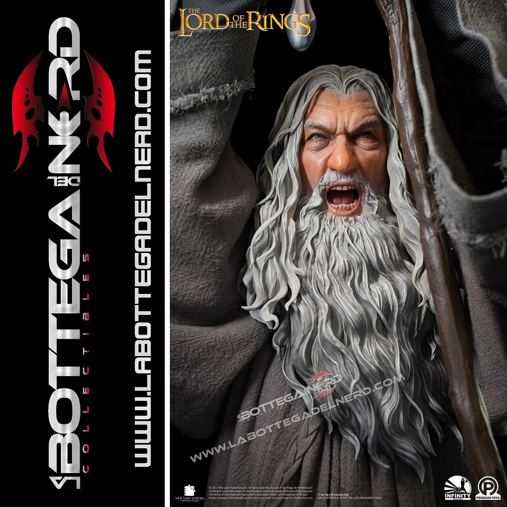 Lord Of The Rings - Statue 1/2 Gandalf The Grey Premium Edition 156cm