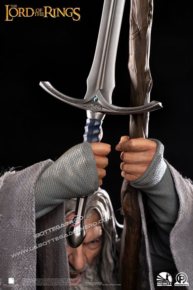 Lord Of The Rings - Statue 1/2 Gandalf The Grey Premium Edition 156cm - immagine 4