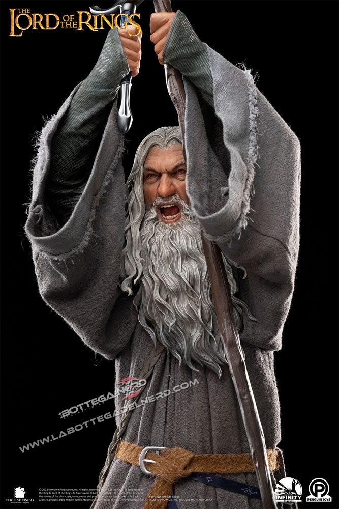 Lord Of The Rings - Statue 1/2 Gandalf The Grey Premium Edition 156cm - immagine 6