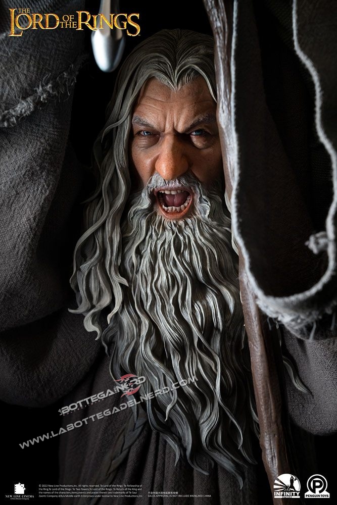 Lord Of The Rings - Statue 1/2 Gandalf The Grey Premium Edition 156cm - immagine 7