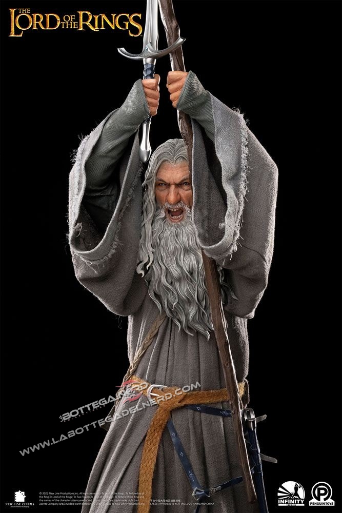 Lord Of The Rings - Statue 1/2 Gandalf The Grey Premium Edition 156cm - immagine 8