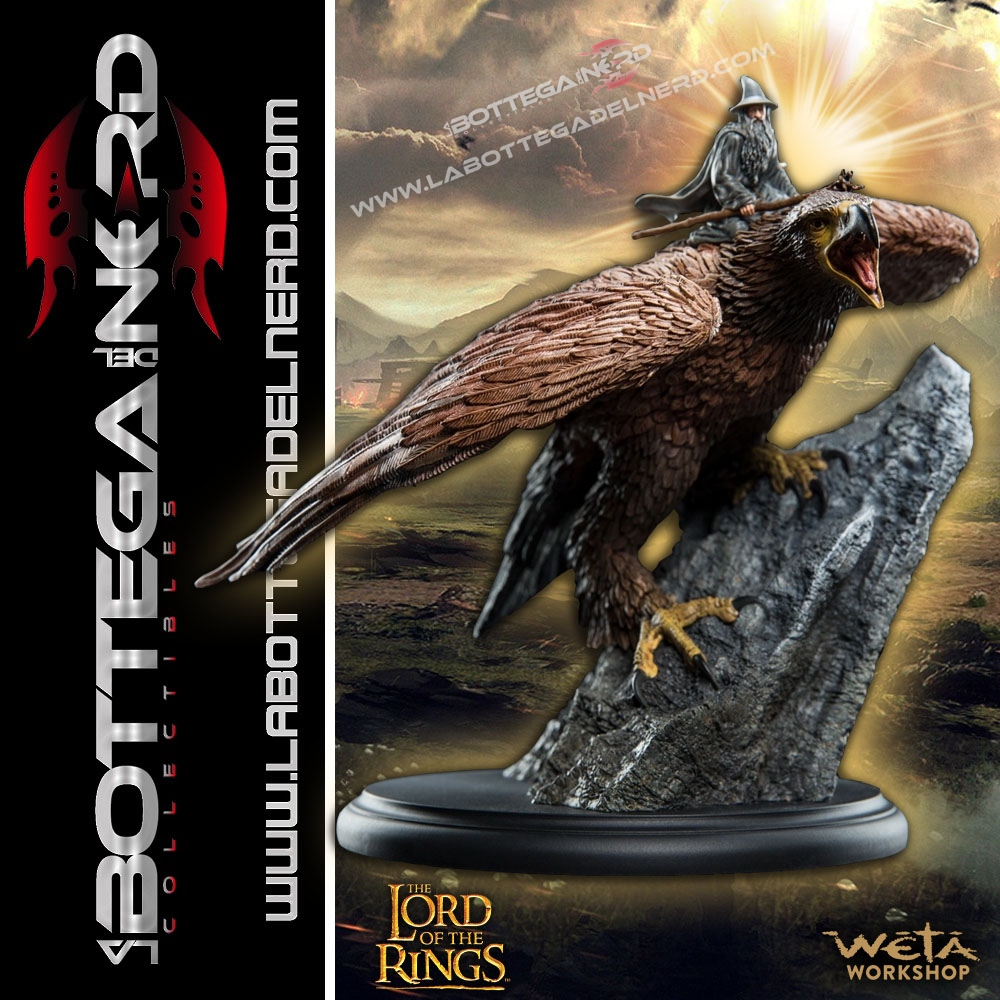 Lord of the Rings - Statua Gandalf on Gwaihir