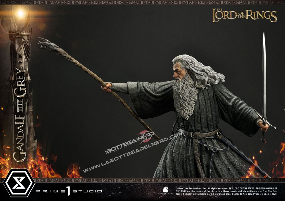 Lord of the Rings - Statue 1/4 Gandalf the Grey 61cm - immagine 7