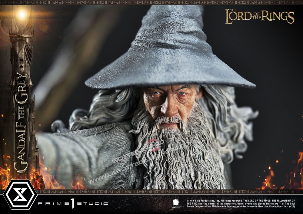 Lord of the Rings - Statue 1/4 Gandalf the Grey 61cm - immagine 4