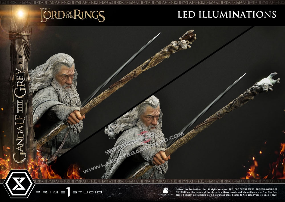 Lord of the Rings - Statue 1/4 Gandalf the Grey 61cm - immagine 13