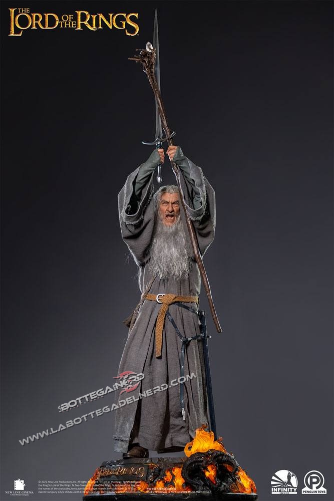 Lord Of The Rings - Statue 1/2 Gandalf The Grey Ultimate Edition 156cm - immagine 2