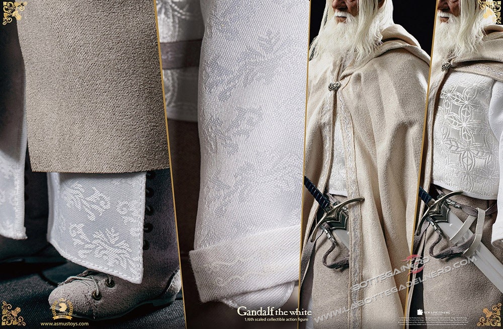 Lord of the Rings - Action Figure 1/6 Gandalf the White 30cm - immagine 7