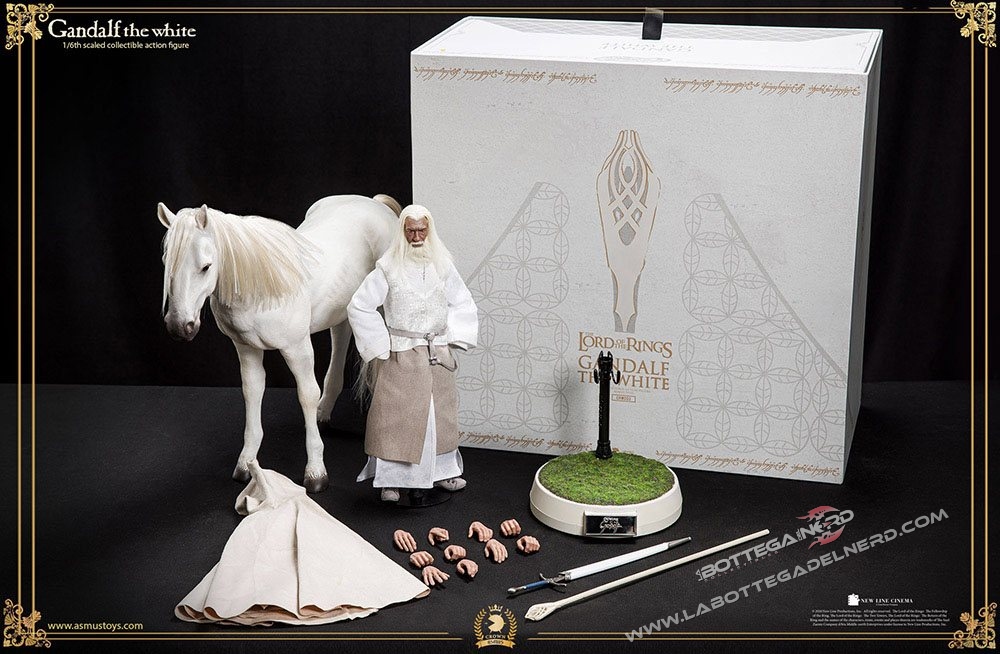 Lord of the Rings - Action Figure 1/6 Gandalf the White 30cm - immagine 12