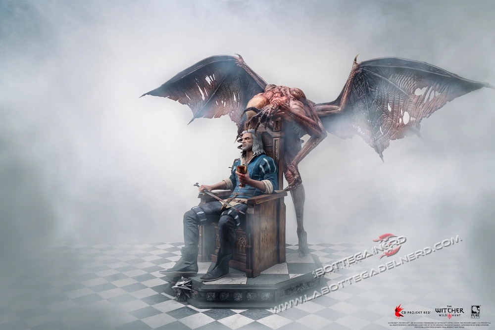 The Witcher 3: Wild Hunt - Statue Geralt 1:4 Scale Statue 48cm - immagine 2