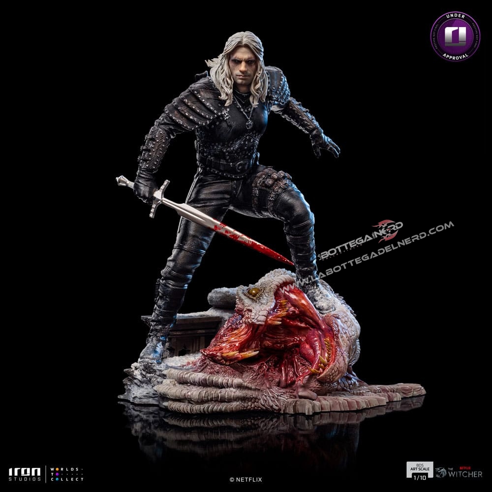 The Witcher - Art Scale Statue 1/10 Geralt of Riva 33cm - immagine 3