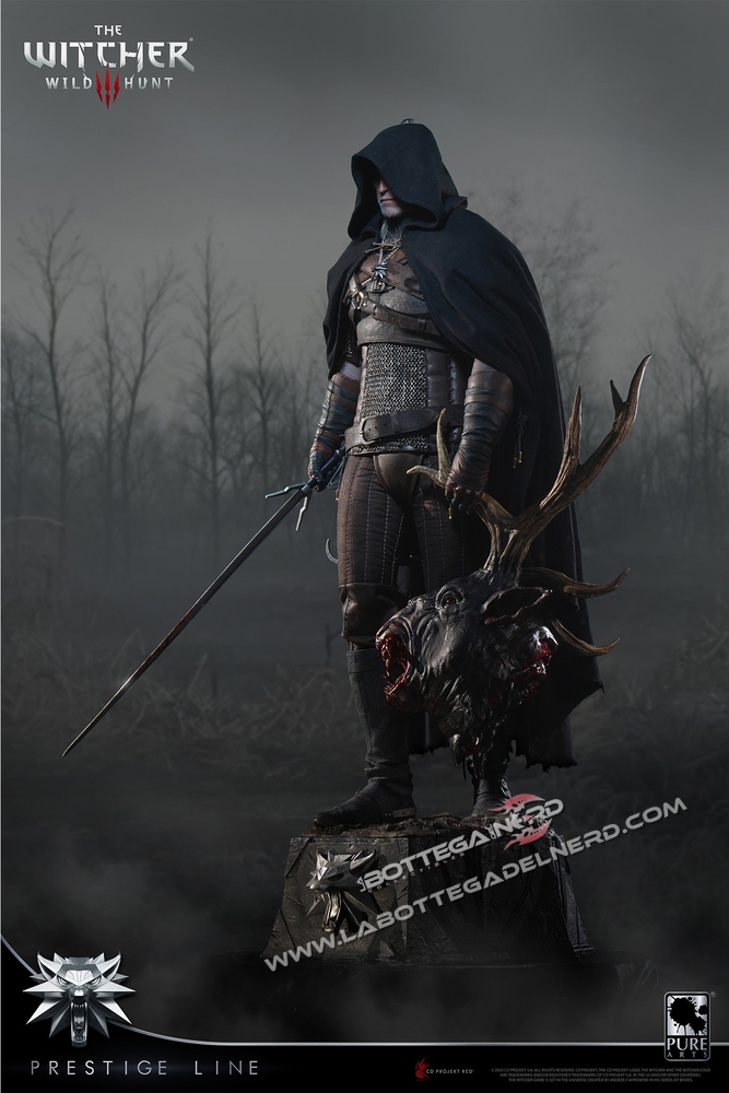 The Witcher III - Statue 1/2 Geralt of Rivia Prestige Line 110cm - immagine 4