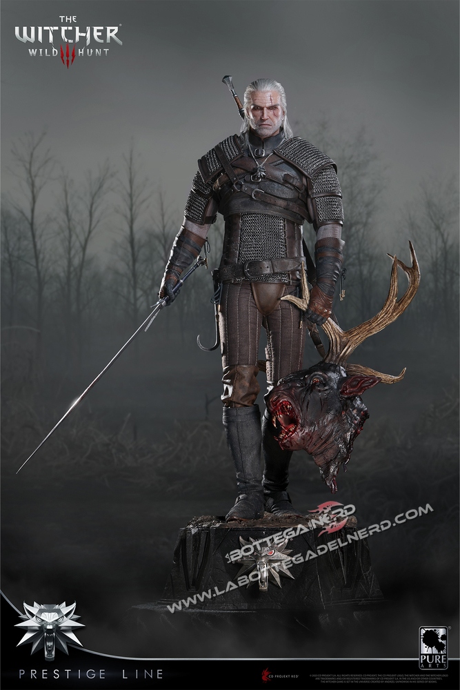 The Witcher III - Statue 1/2 Geralt of Rivia Prestige Line 110cm - immagine 7
