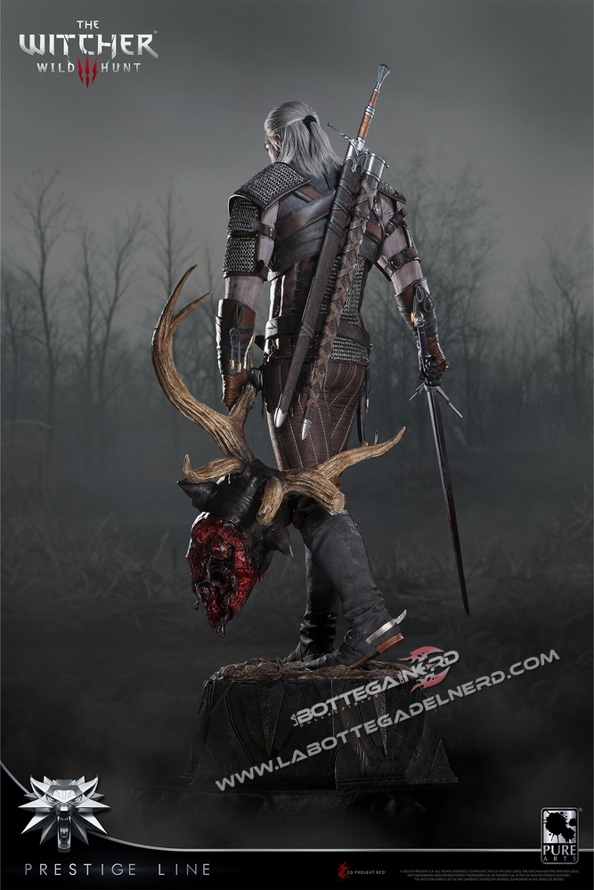 The Witcher III - Statue 1/2 Geralt of Rivia Prestige Line 110cm - immagine 8
