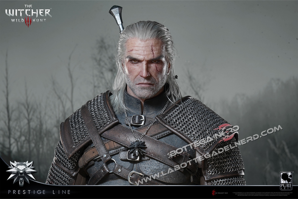 The Witcher III - Statue 1/2 Geralt of Rivia Prestige Line 110cm - immagine 9